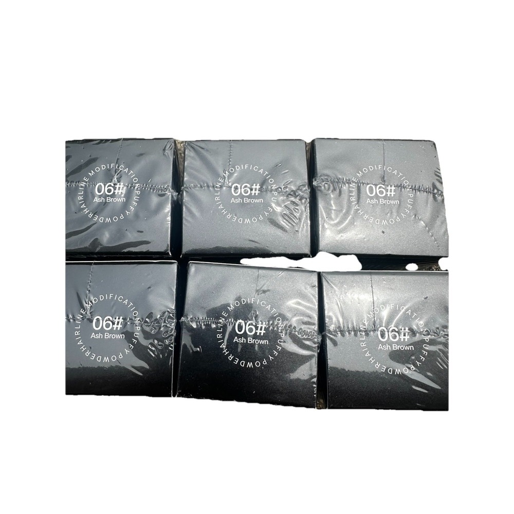 Lot Of 6 Powder Hairline Shadow Hairline Modification Puffy Powder Ash Brown - Picture 6 of 7